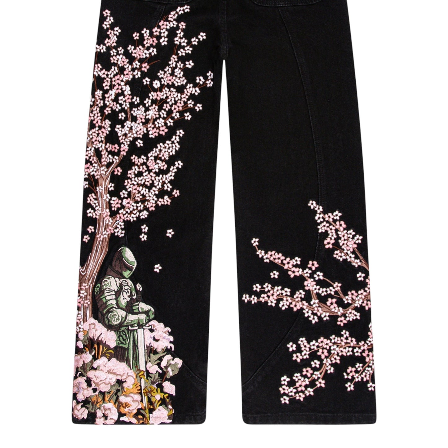 Blossom Black Denim