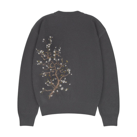 "blossom" Knit grey