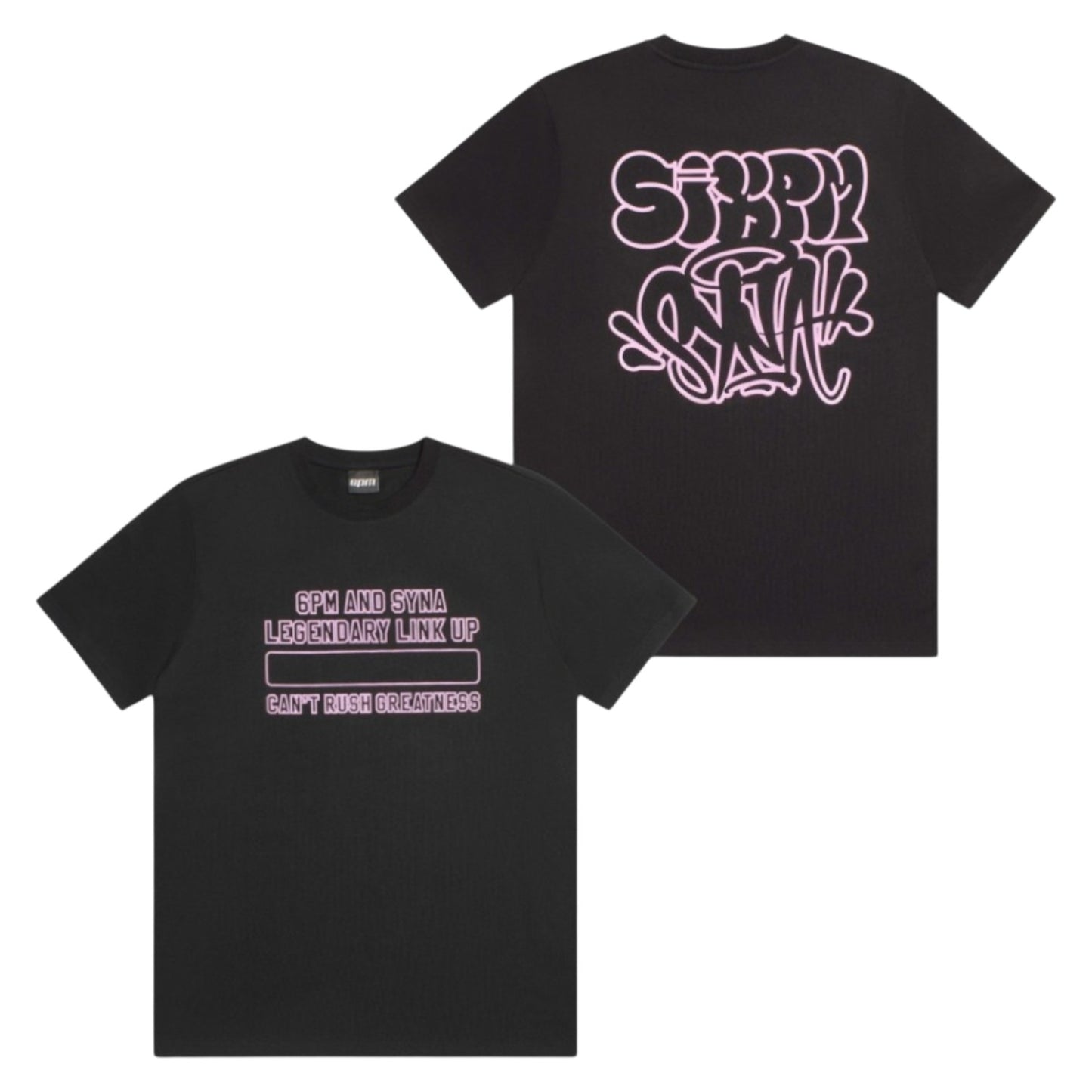 6PM x Syna World Link Up CRG T-Shirt - Black