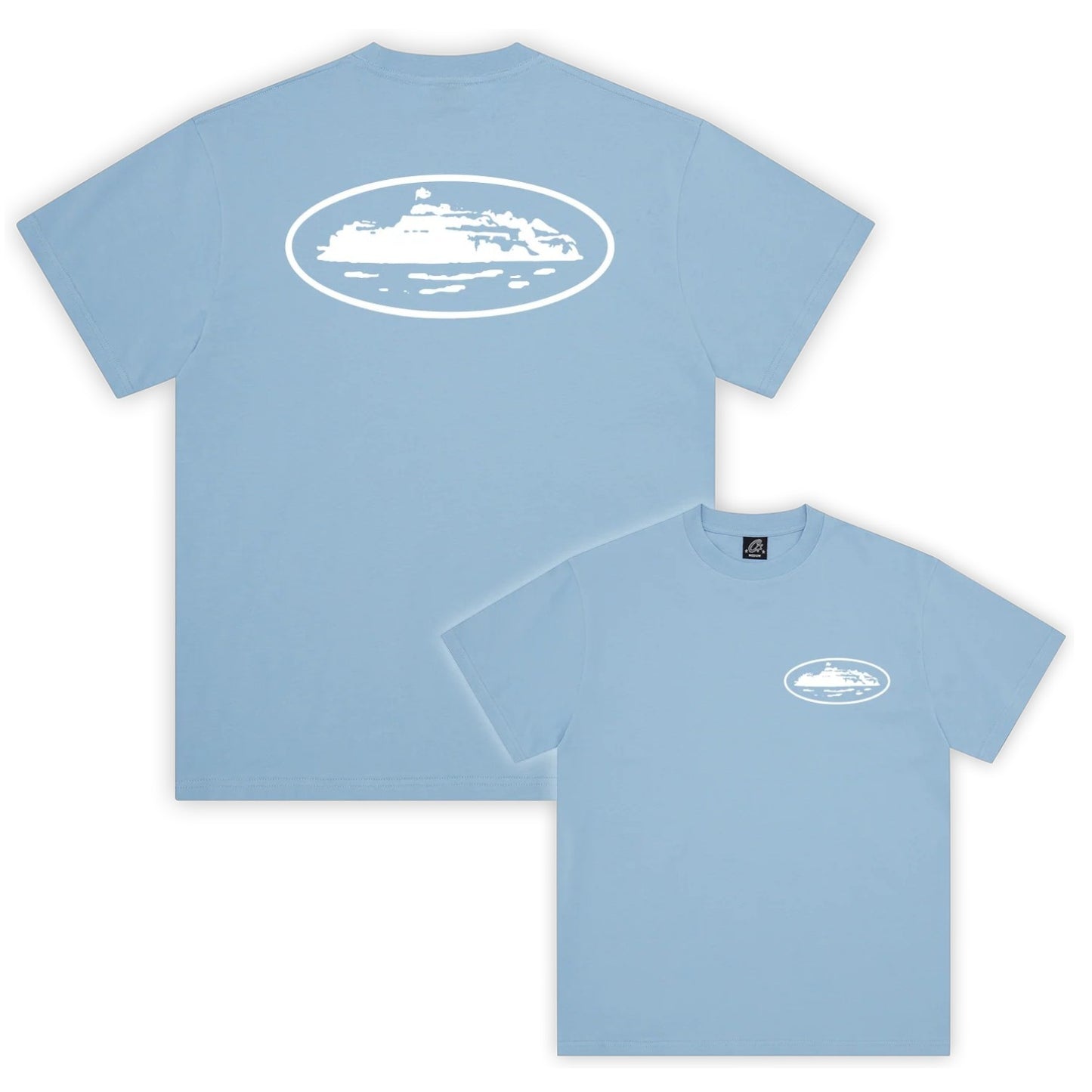 OG Island Tee Blue - Pink
