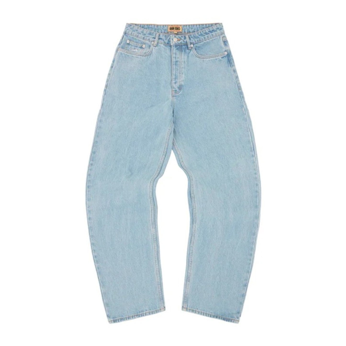 Corteiz Dual Stripe Baggy Jeans - Stone Wash