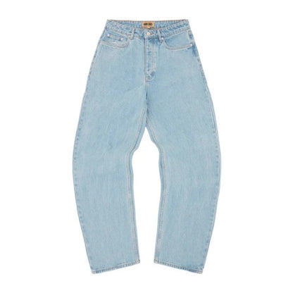 Corteiz Dual Stripe Baggy Jeans - Stone Wash