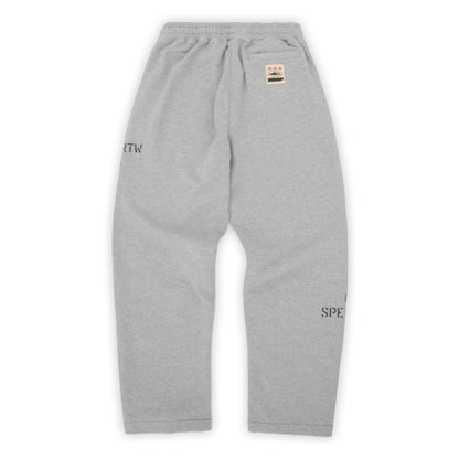 Corteiz HMP Stencil Open Hem Pant Light Heather