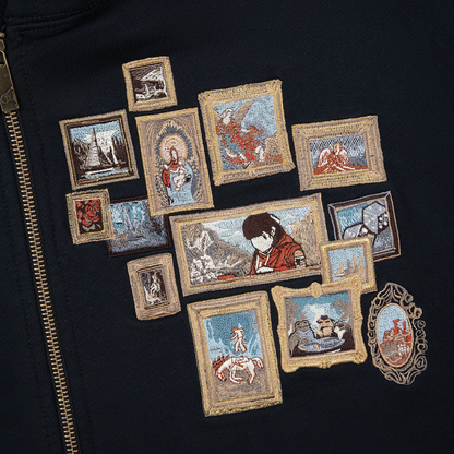 "gallery" Zip Up
