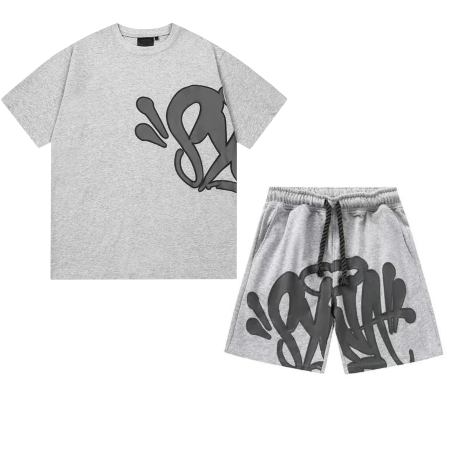 Syna World Syna Logo T-Shirt/Short Set Grey
