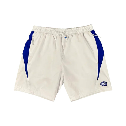 Syna World Vortex Woven Shorts - White / Blue