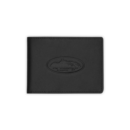 ISLAND LEATHER CARD HOLDER [BLACK - YELLOW]