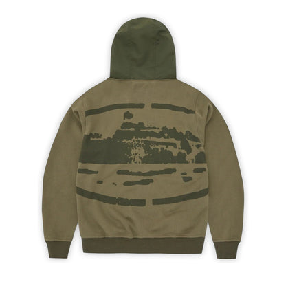 GUERILLAZ RIPSTOP ZIP HOODIE [OLIVE]