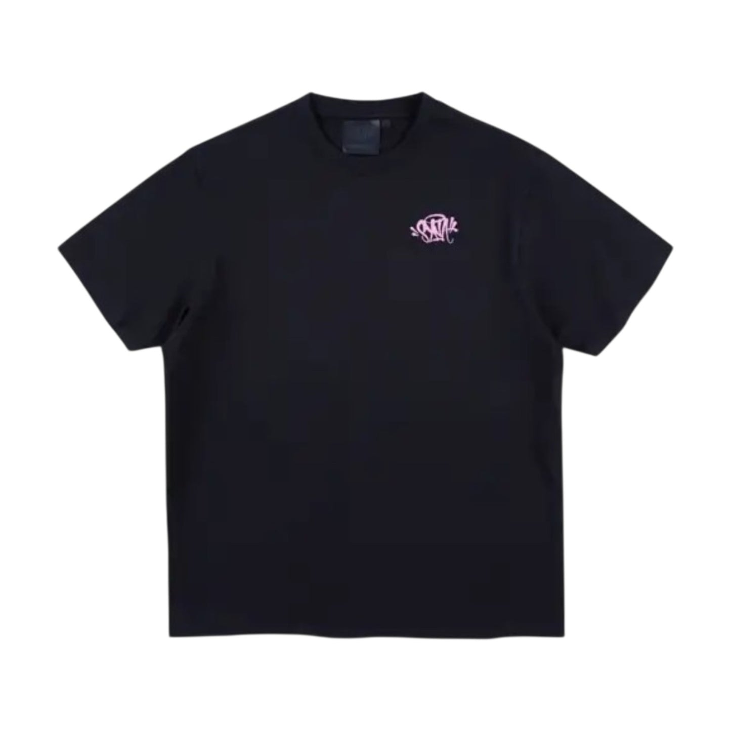 SYNA CORE EMBROIDERED T-SHIRT BLACK/PINK