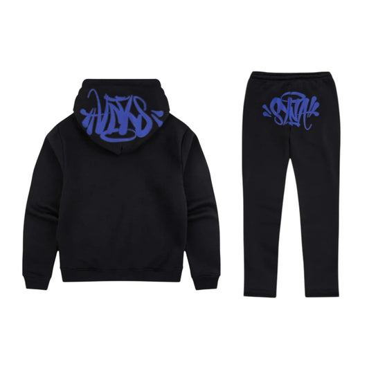 Syna World Logo Tracksuit - Black / Blue