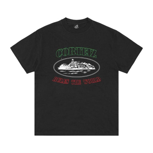 Corteiz Og Alcatraz Italia Tee 'Black'