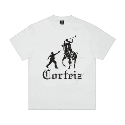 Corteiz Jack Boys Tee Black - White