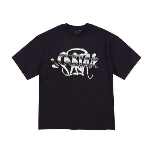 Syna World OG Steel Logo T-Shirt - Black