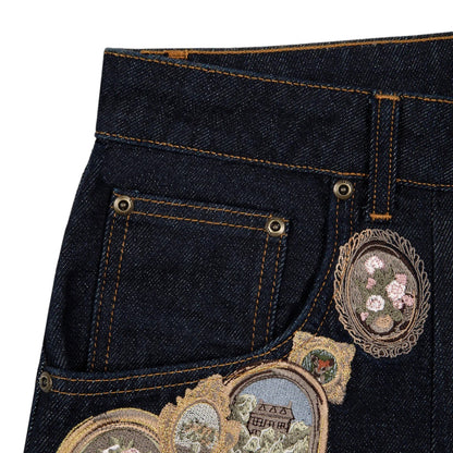 "gallery" raw Denim