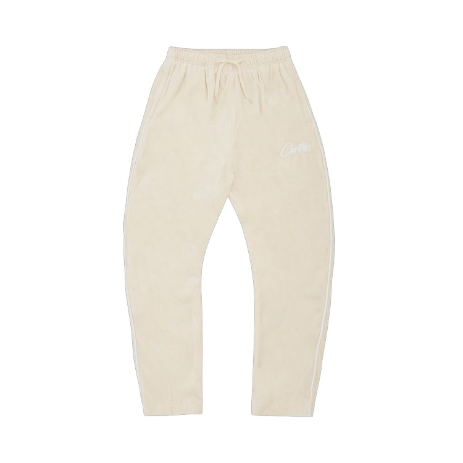 OFFCODE Allstarz VVS Velour Bottoms Vanilla, front view