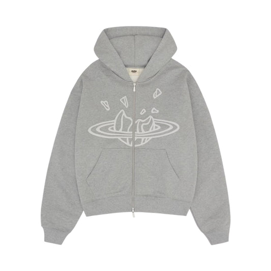Broken Planet Broken Planet Zip Up Hoodie Ash Heather Grey