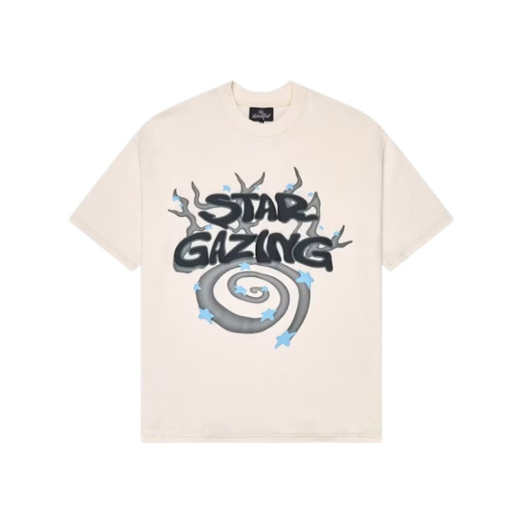 Broken Planet Stargazing T-Shirt Vanilla White