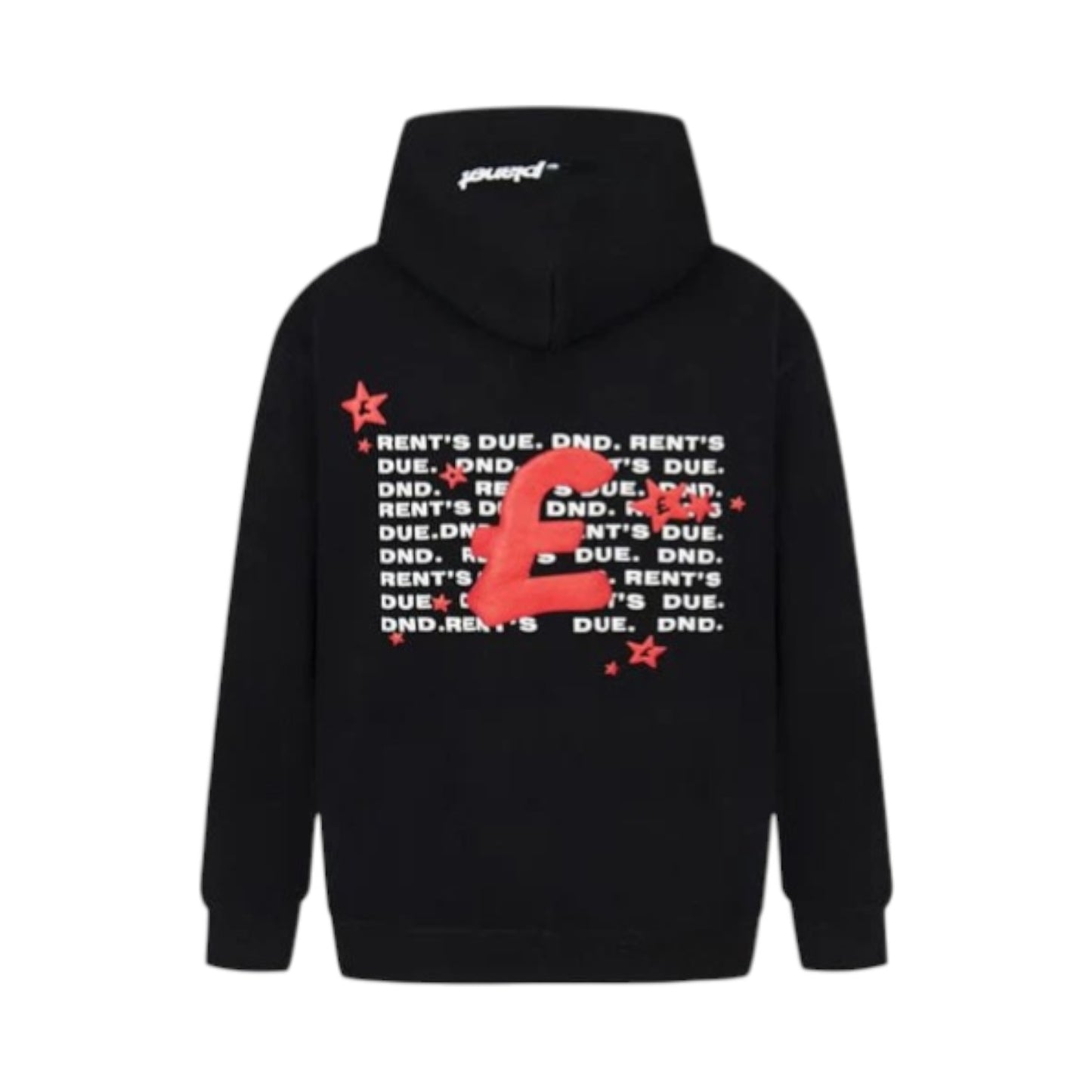 Broken Planet X Nemzzz Rent's Due Hoodie Midnight Black
