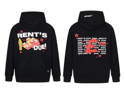 Broken Planet X Nemzzz Rent's Due Hoodie Midnight Black