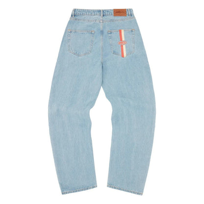Corteiz Dual Stripe Baggy Jeans - Stone Wash