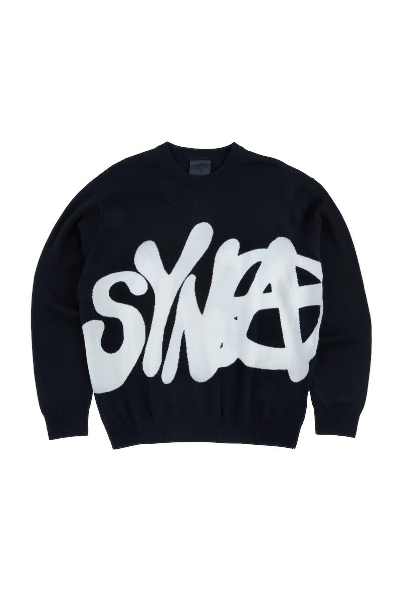 SYNARCHY CASHMERE SWEATER - BLACK