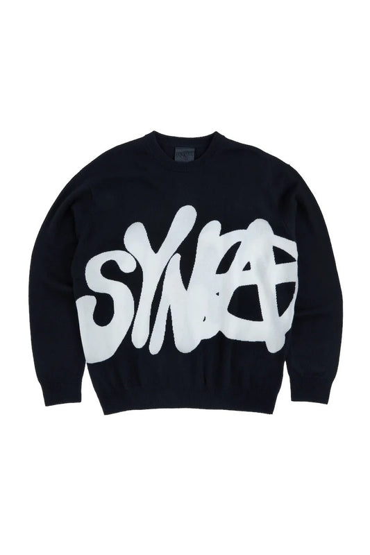 SYNARCHY CASHMERE SWEATER - BLACK