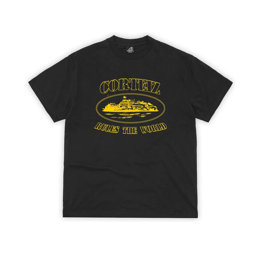 OG Alcatraz Tee Black Yellow