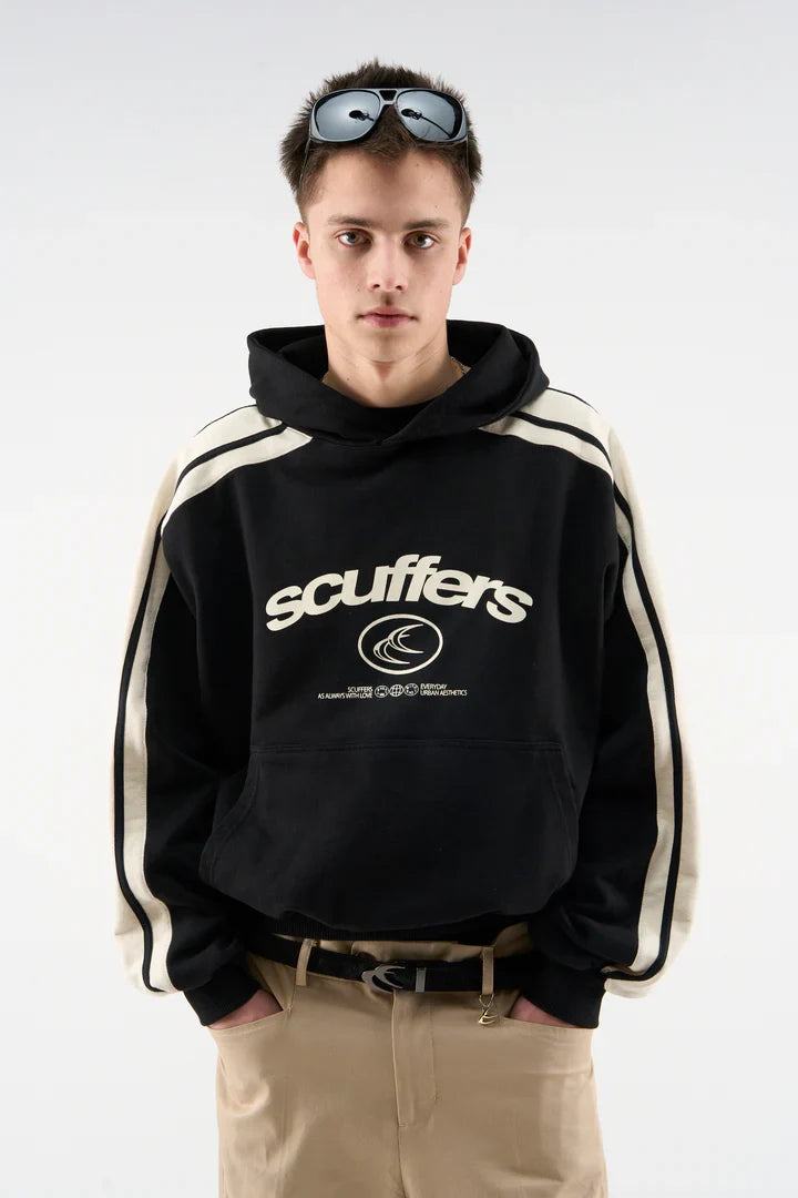 SCUFFER HOODIE BLACK