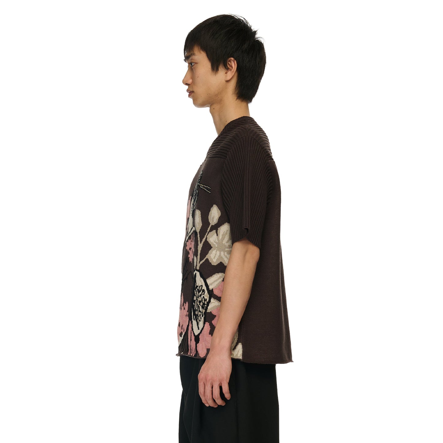 "yakuza v2" knitted Jersey brown