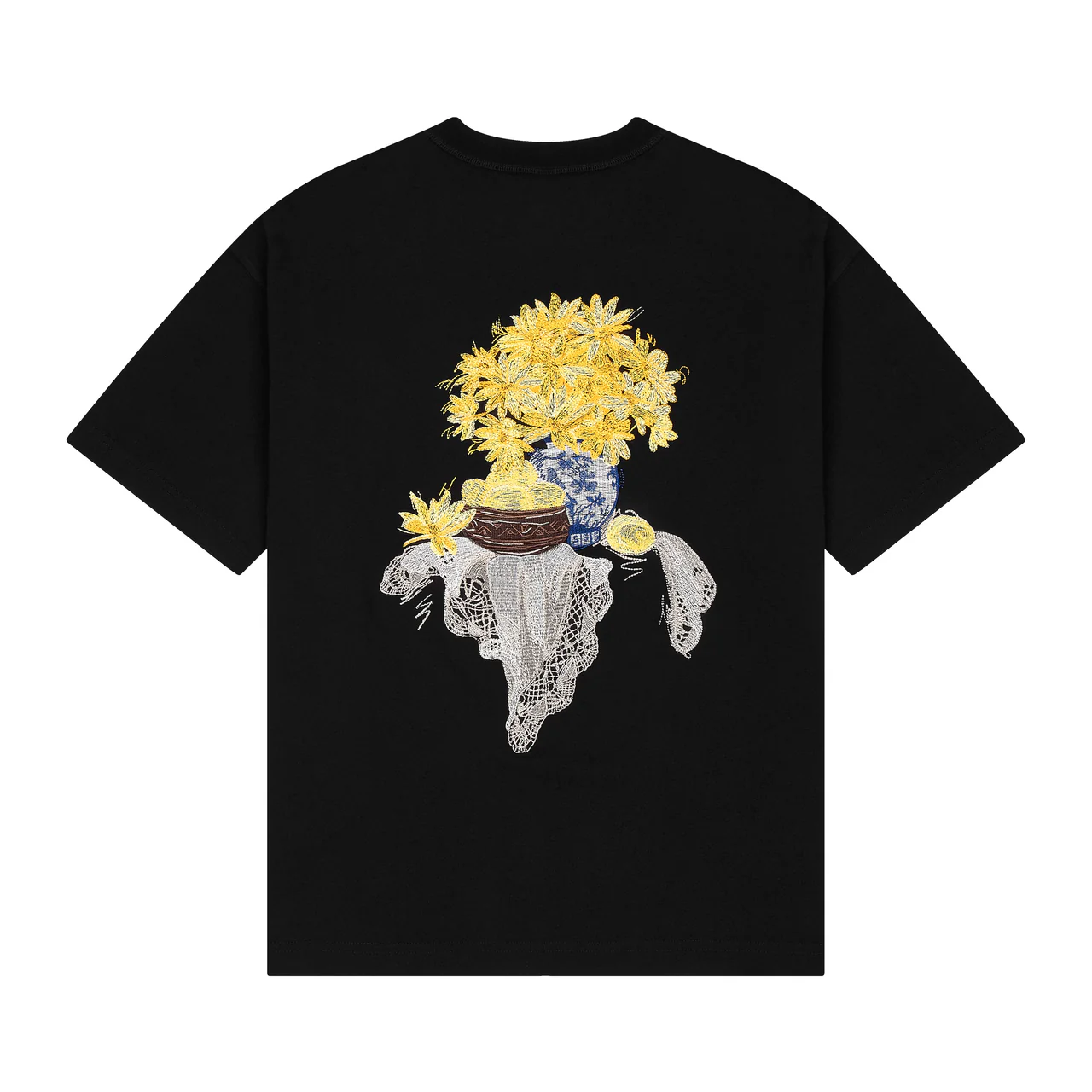 OFFCODE Garden of Eden T-Shirt Black, front view