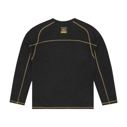 HMP Panel Heavyweight Long-Sleeve Tee 'Black/Yellow'