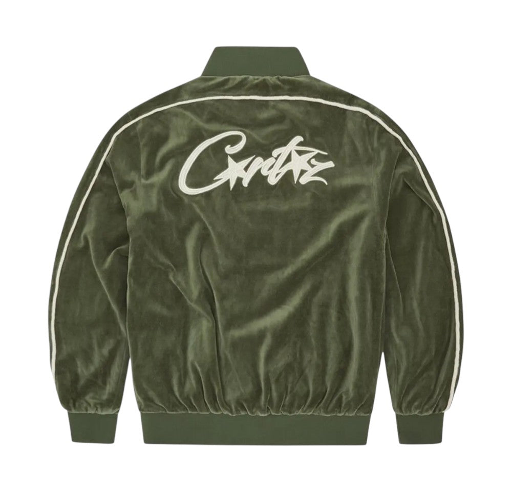 Corteiz VVS Velour Jacket 'Green'