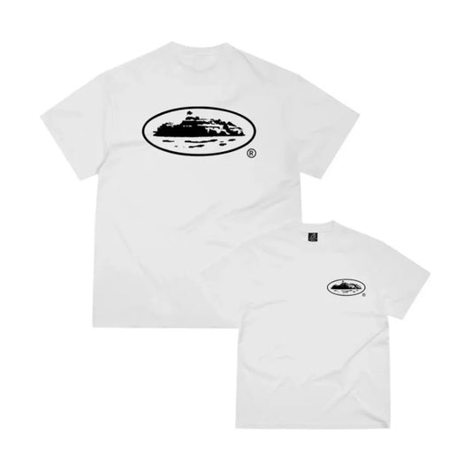 Corteiz OG Island Tee White - Black