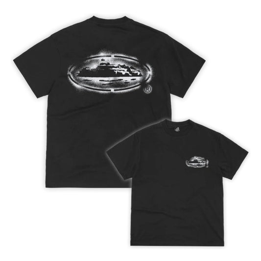 Corteiz Island Stencil Tee *New Blank* 'Black'
