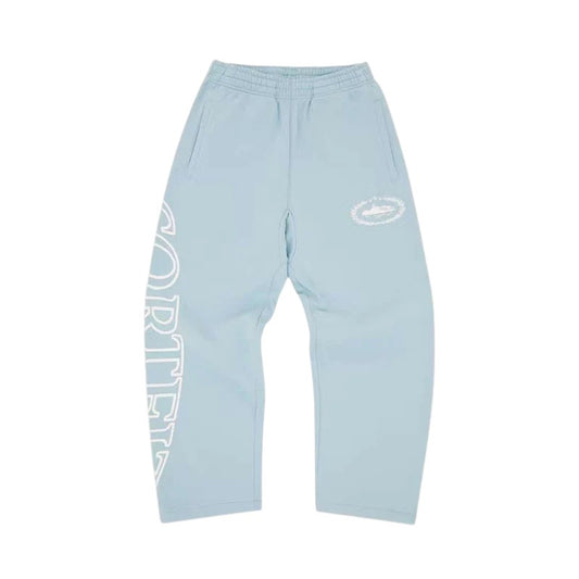 Corteiz RTW Superior Royale Open Hem Pant - Baby Blue