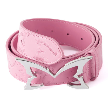 Debossed Belt (Pink)