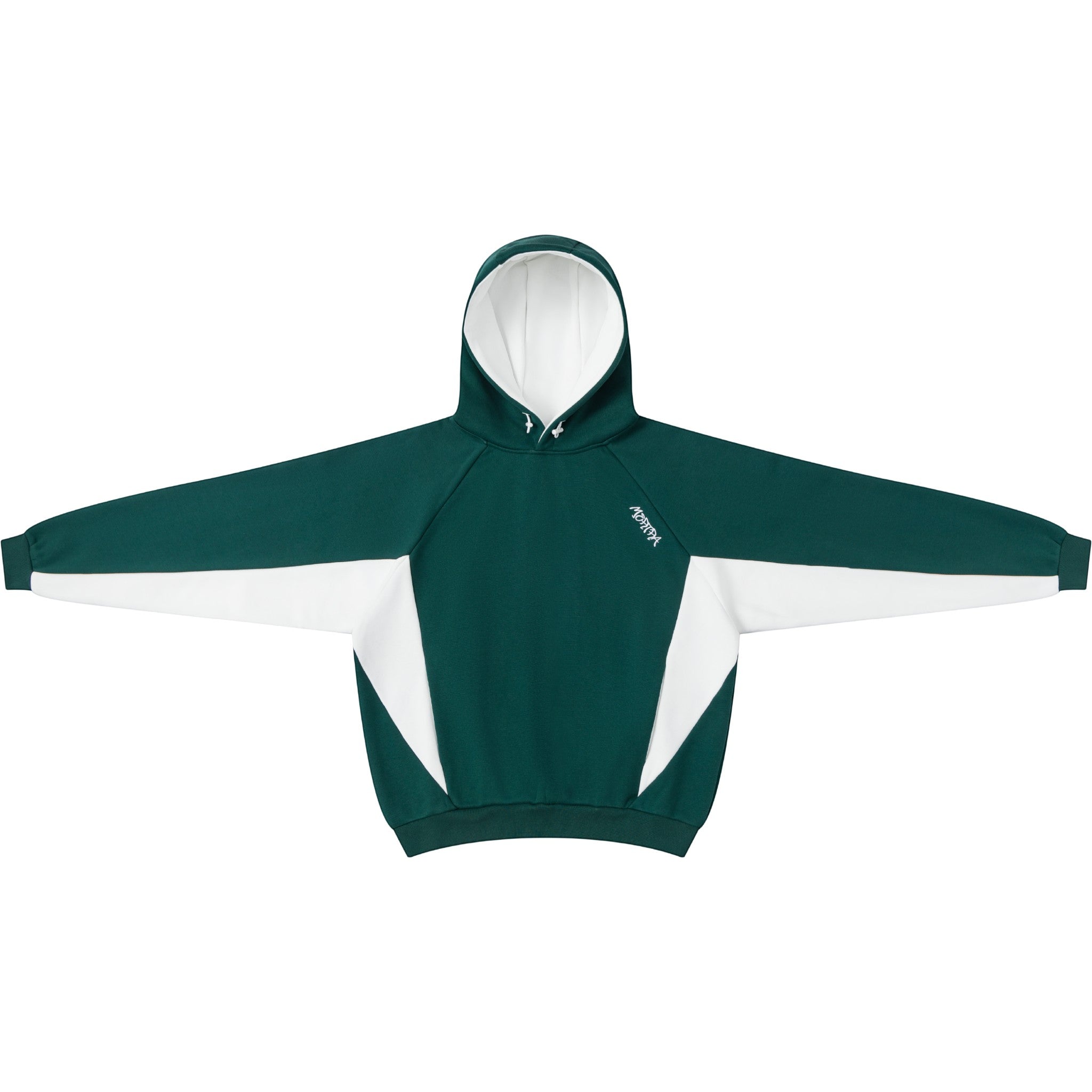 OFFCODE Bigstep Hood Green / White, front view