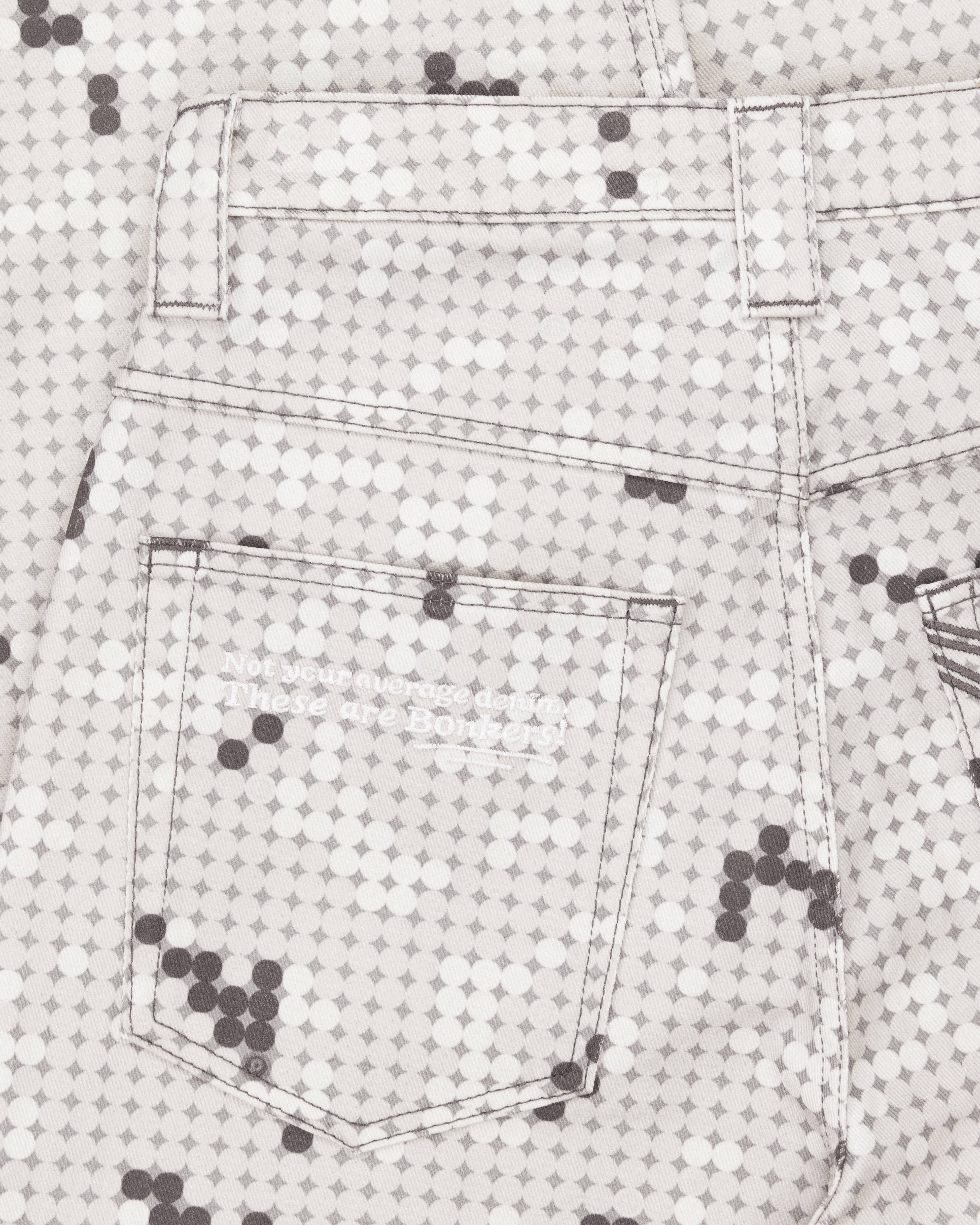 OFFCODE Grey Dot Bonkers Denim