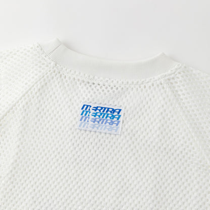 Layered Mesh Jersey (White)