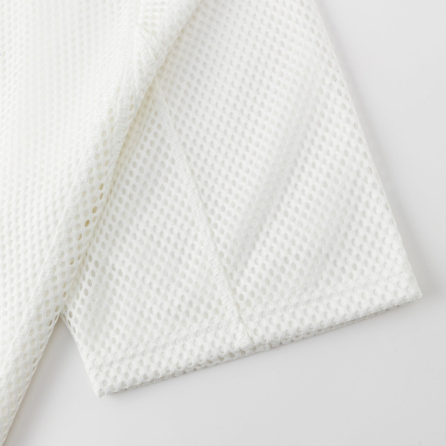 Layered Mesh Jersey (White)