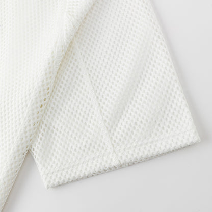 Layered Mesh Jersey (White)