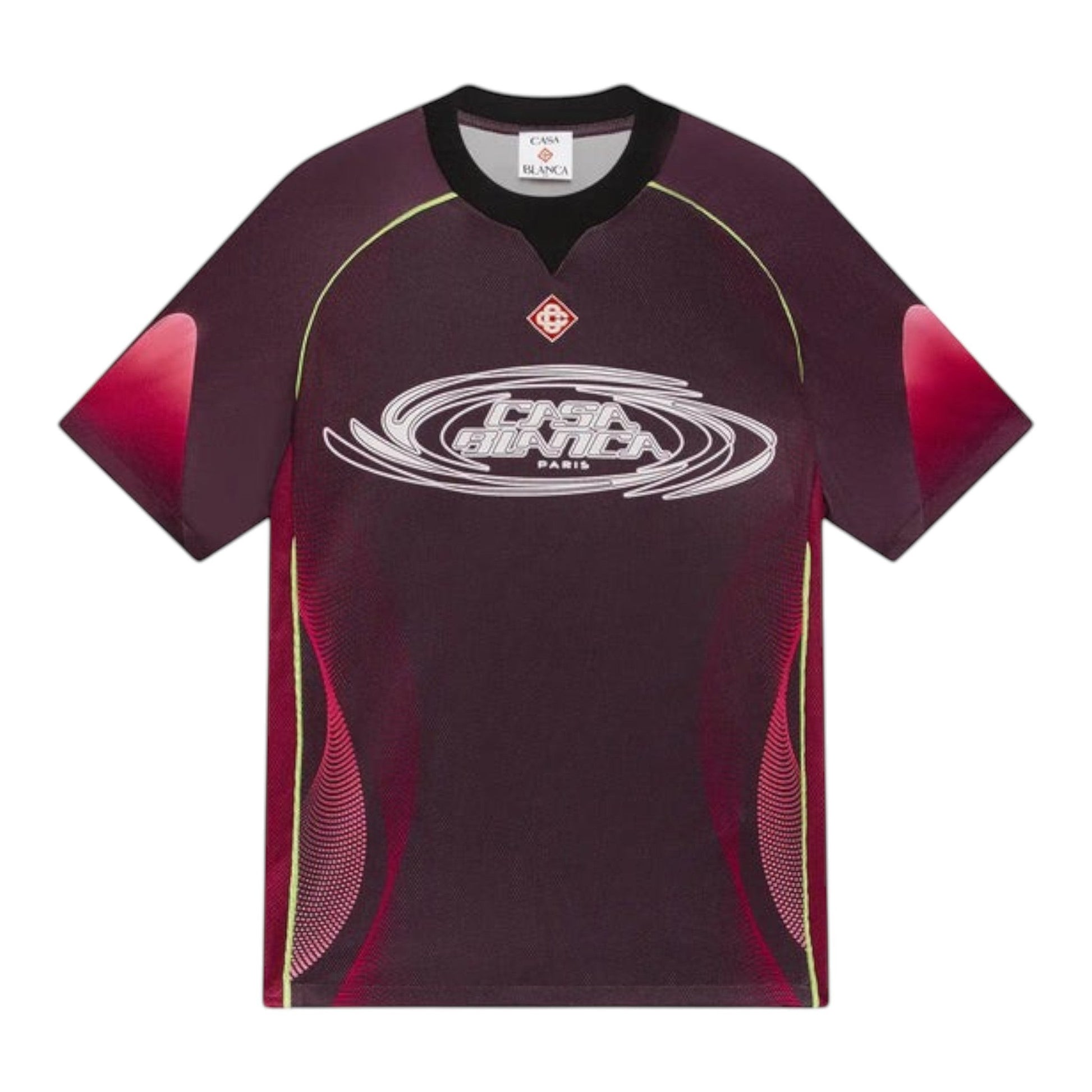 Aubergine Gradient Short Sleeve Football Jersey