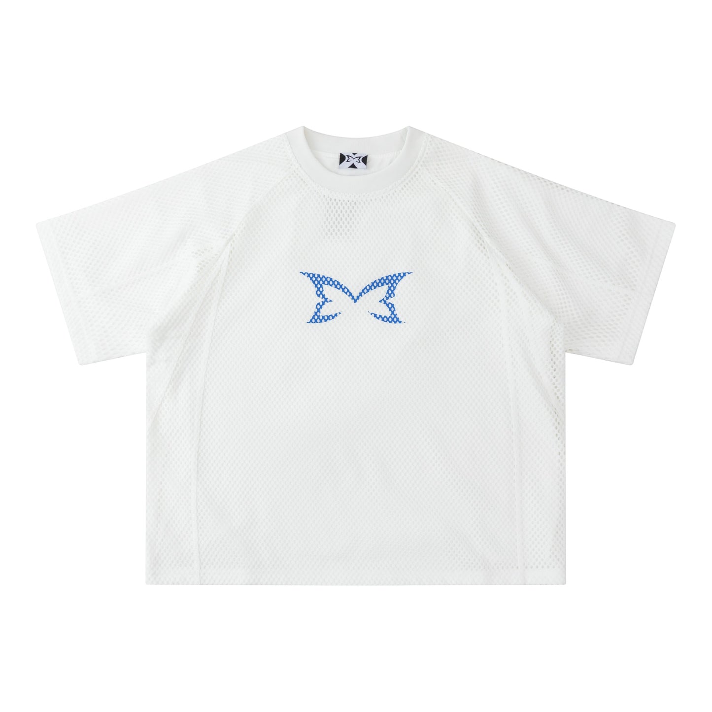 Layered Mesh Jersey (White)