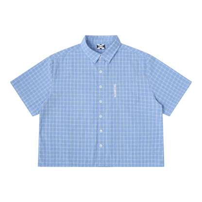 Plaid Shirt (Light Blue)