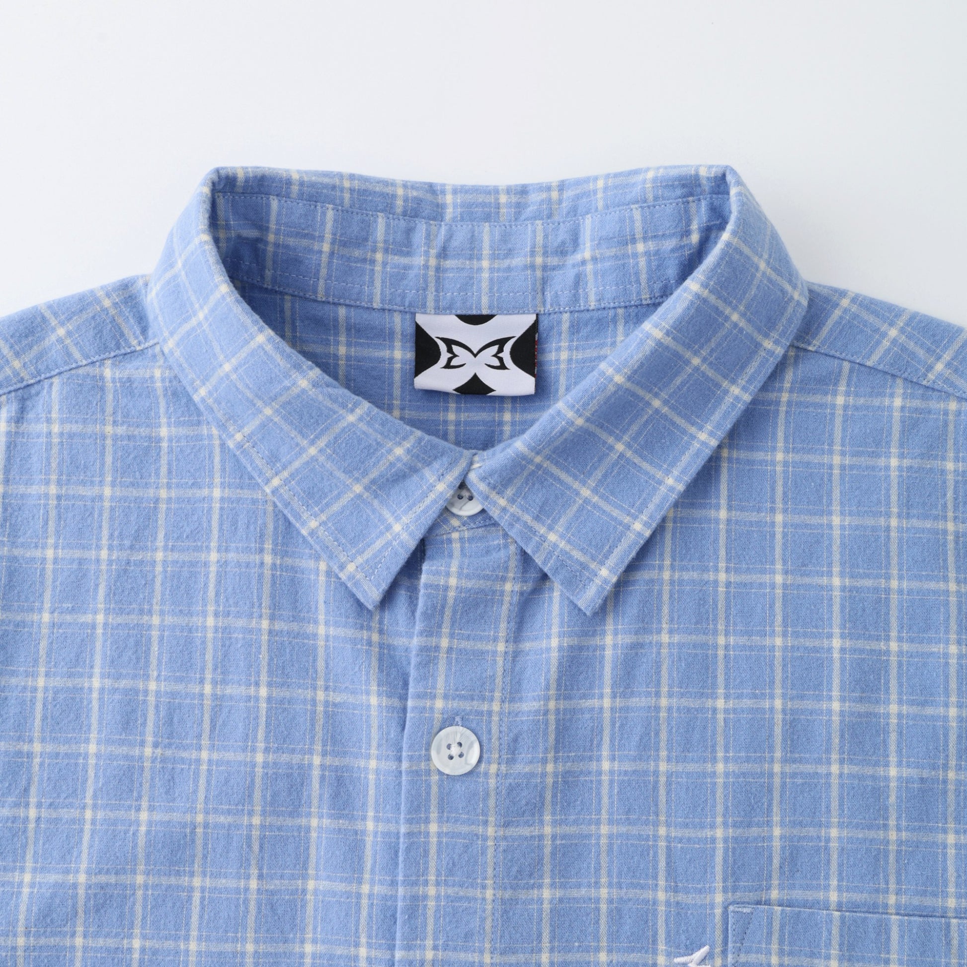 Plaid Shirt (Light Blue)