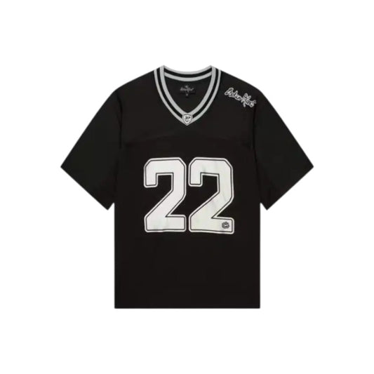 Broken Planet Football Jersey Black/Silver
