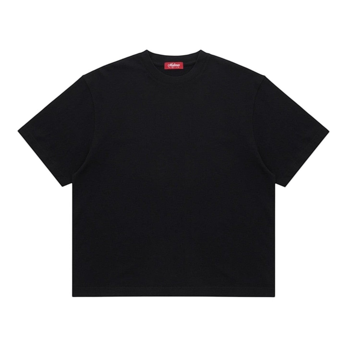 OFFCODE.USA black crewneck t-shirt made of cotton with a relaxed fit.