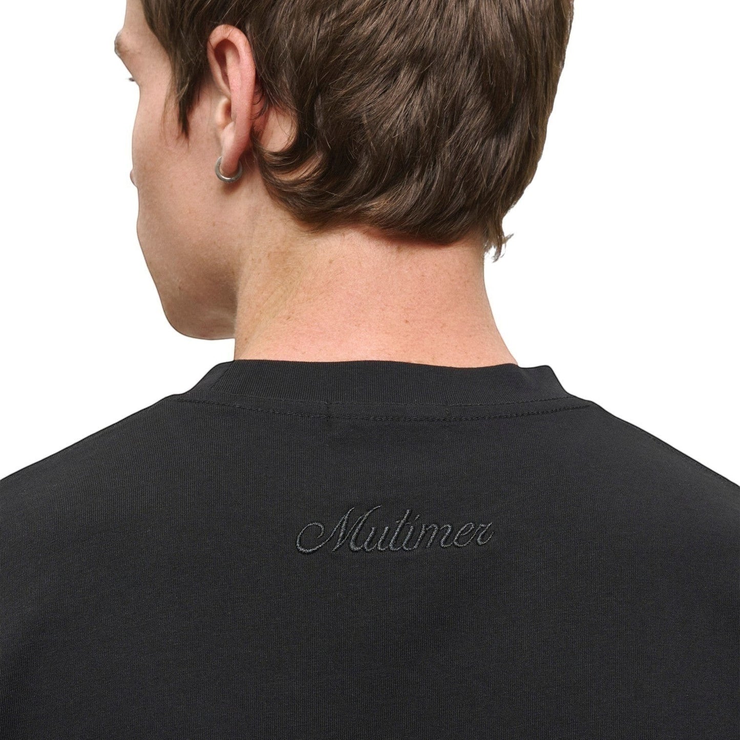 OFFCODE.USA Black Everyday T-Shirt with embroidered 'Multimer' logo on the back.