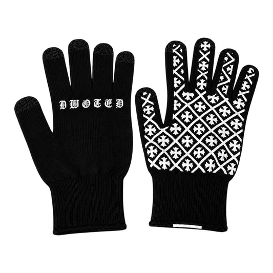 Chrome Hearts Checkmate Work Gloves, front view