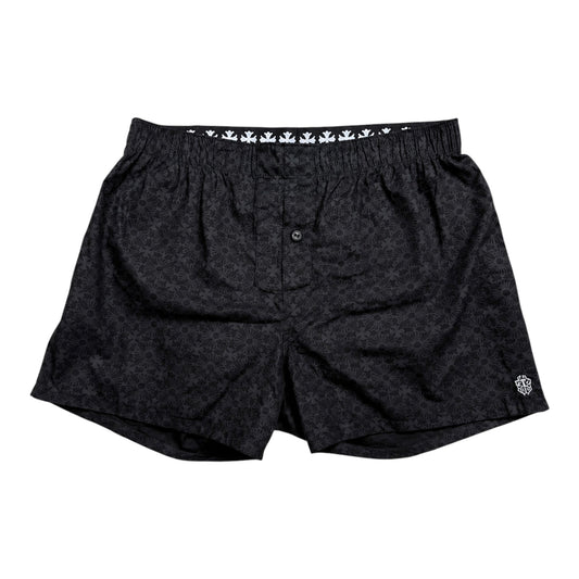 Chrome Hearts Boxer Brief Shorts Black, front view